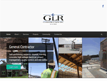 Tablet Screenshot of glr-construction.com